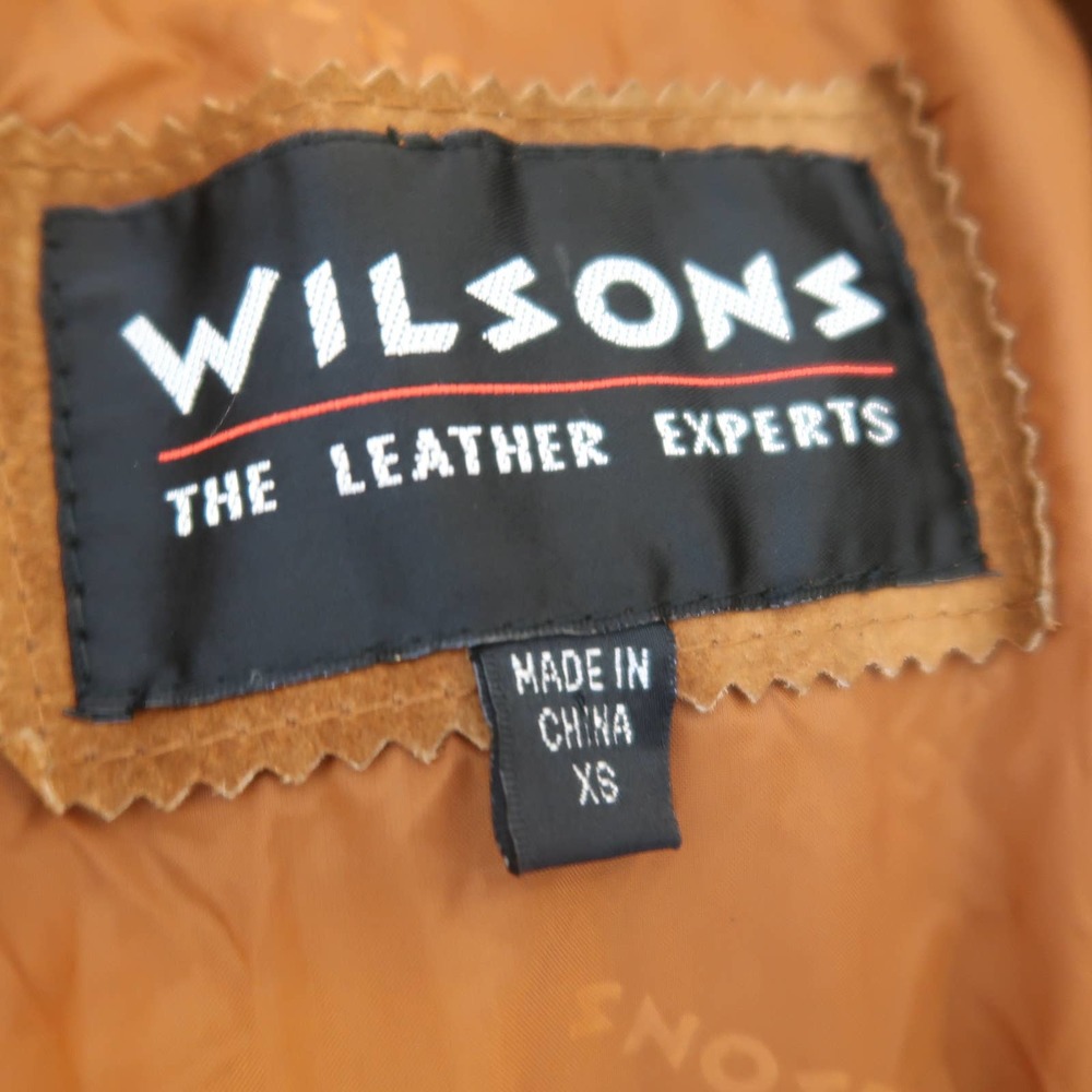 Wilsons Leather Tan Suede Fringe Jacket - Picture 7 of 8